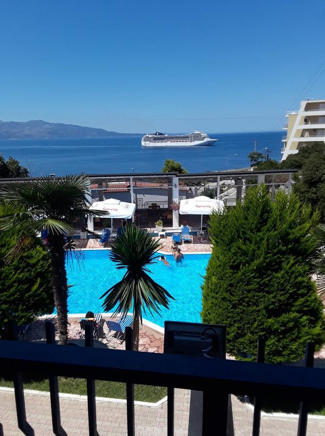 Hotel Dea Sarande Bagian luar foto